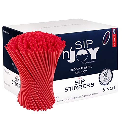 Crystalware Plastic Sip Stirrers (1000 Count)