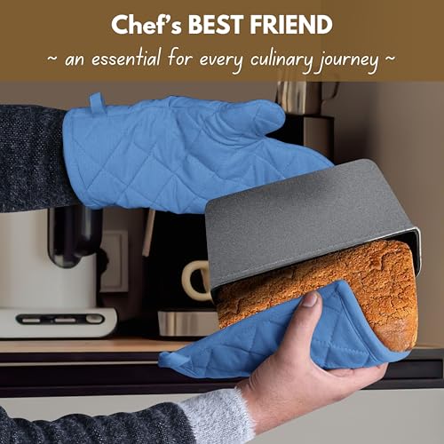 Pot Holders and Oven Mitts Sets for Kitchen Heat Resistant