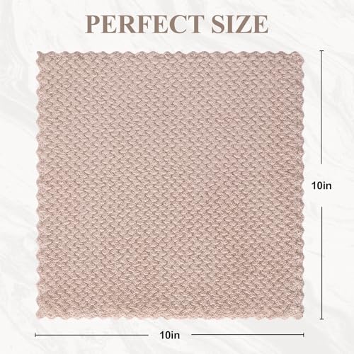 12 Pack Coral Velvet Kitchen Dish Cloths (12 Count)