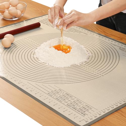 Silicone Pastry Mat 36x24 Inch Nonstick Baking Mat