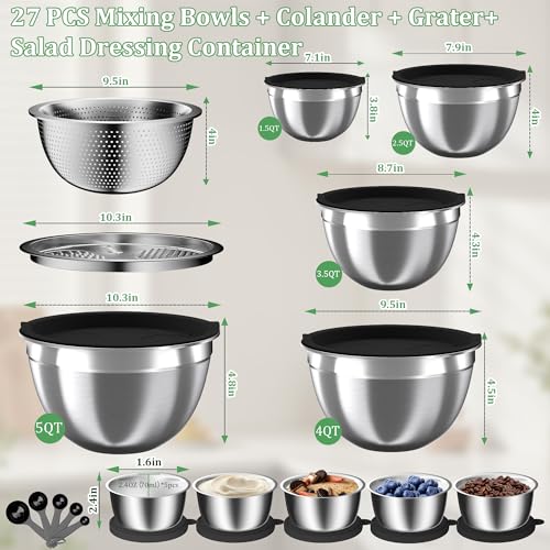 Mixing Bowls with Lids Set