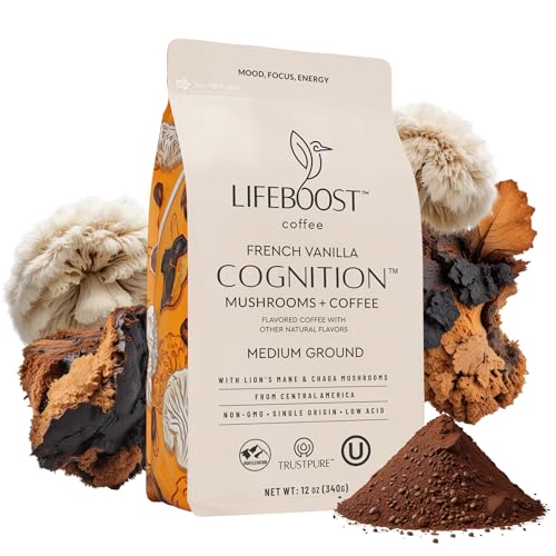 French Vanilla Cognition Mushroom Coffee (12 Ounce)