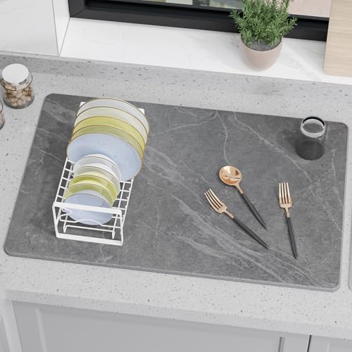 Large Stone Drying Mat for Kitchen Counter