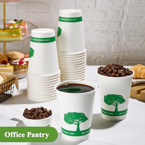 270 Pack Compostable Paper Cups (270 Count)