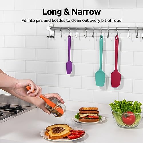 Silicone Spatula Set 600°F High Heat Resistant
