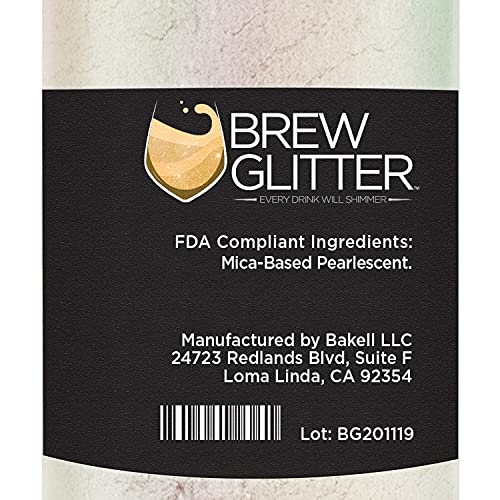 Green Iridescent BREW GLITTER Edible Glitter For Drinks