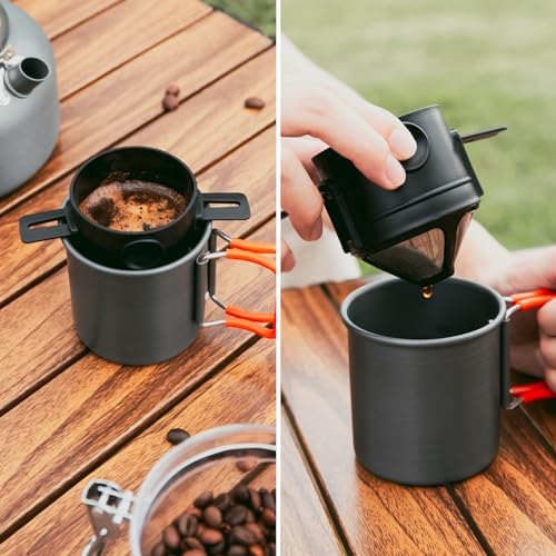 1.2L Camping Coffee Pot Camp Coffee Makers (3 Count)