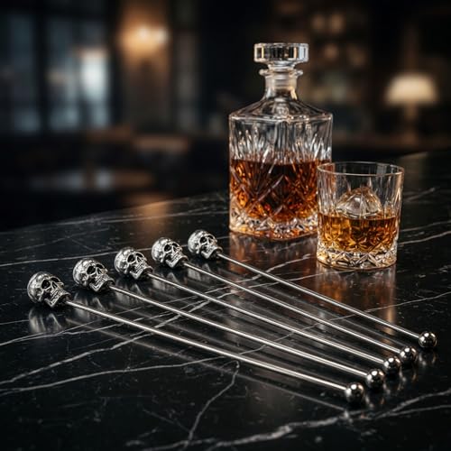 6 Pcs 7.5'' Metal Stir Sticks