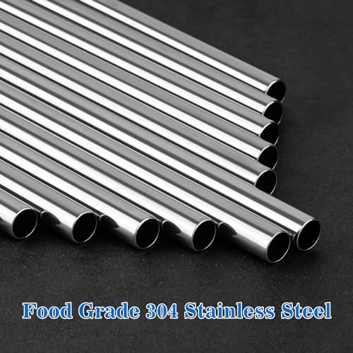 8PCS Stainless Steel Straws Fit for 40oz Stanley Tumblers (8 Count)