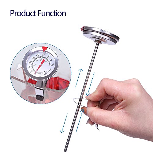 Candy Deep Fry Thermometer with Instant Read