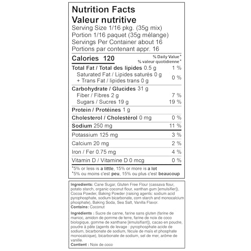 Gluten Free Chocolate Cake Gourmet Cake Mix; Non (117 Ounce)