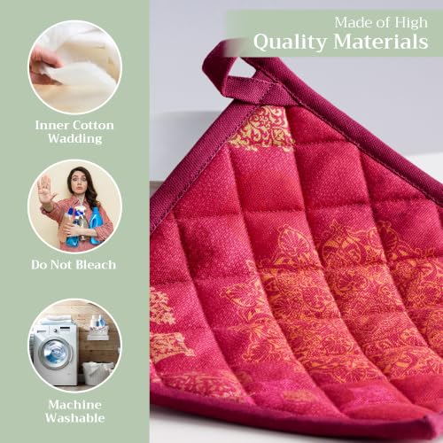 Pot Holders 100% Cotton Potholders (2 Count)