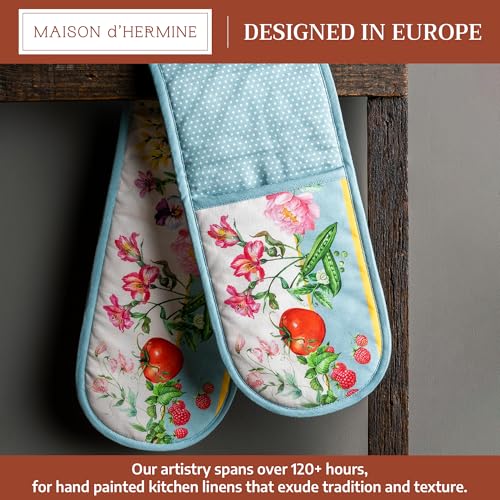 Double Oven Mitts 100% Cotton Double Oven Glove