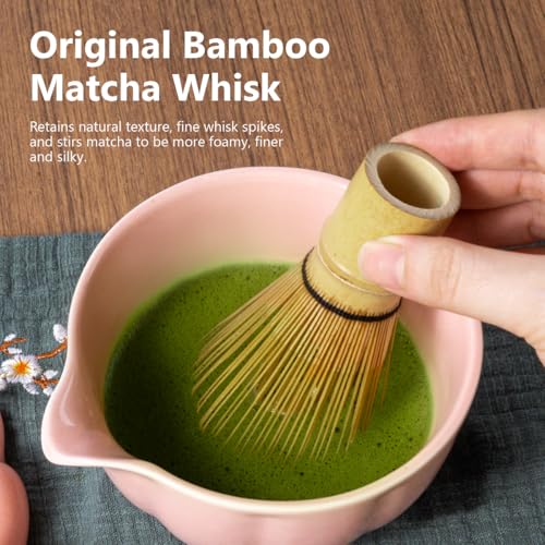 Pink Matcha Whisk Set
