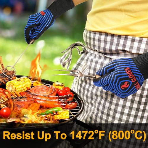 BBQ Gloves Oven Gloves 1472℉ Extreme Heat Resistant