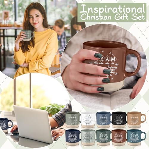 10 Pcs Team Gift for Employee Bulk 13 oz Thank You Mugs (10 Count)