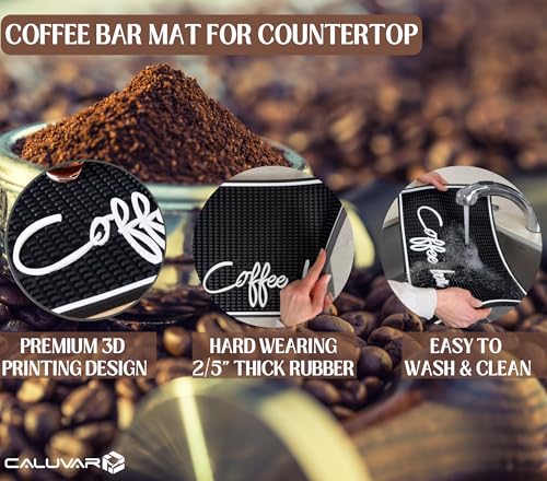 Coffee Bar Mat for Countertop