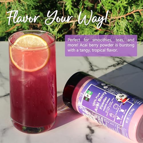 Freeze Dried Acai Berry Powder 7 Oz (7 Ounce)