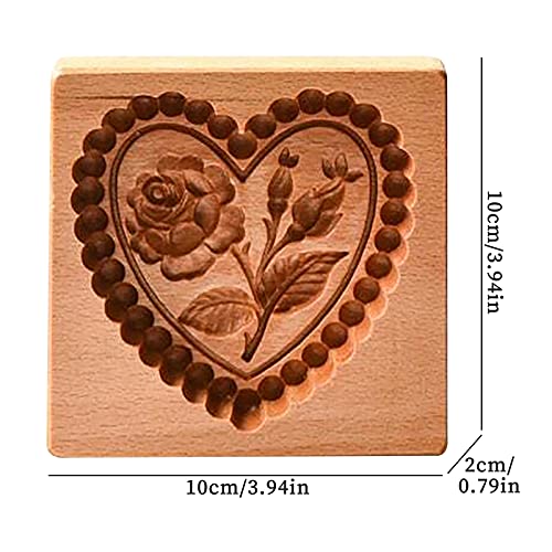 Wooden Cookie Biscuit Mold