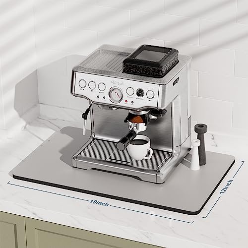 Coffee Mat 12"x19" Coffee Bar Mat for Coffee Station Accessories and Organizer