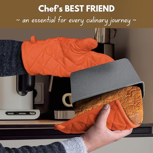 4 Piece Set 2 Oven Mitts & 2 Potholders (4 Count)