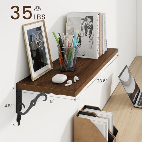 Floating Shelves for Wall Decor (2 Count)