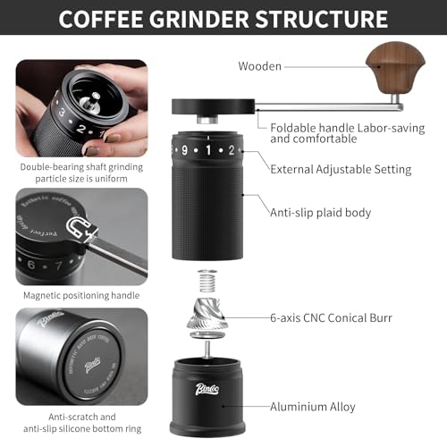 Manual Coffee Grinder Manual Foldable Handle