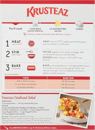 Southern Cornbread & Muffin Mix 11.5 Ounce (34.5 Ounce)