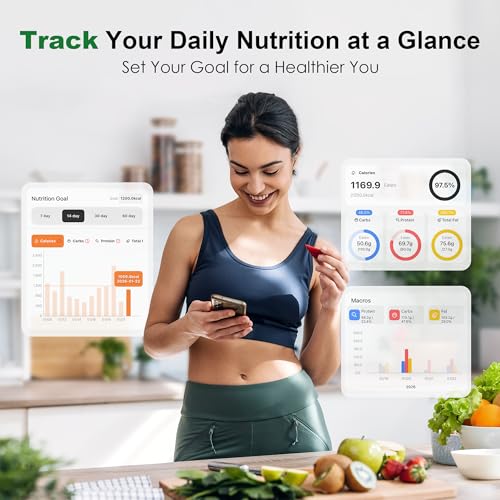 Smart Food Kitchen Scale with Nutritional Calculator