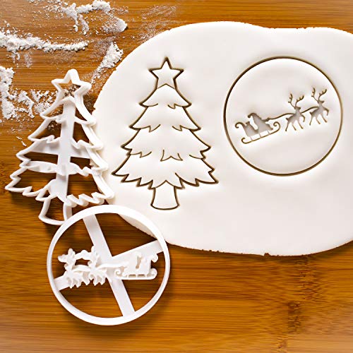 Set of 2 Christmas cookie cutters