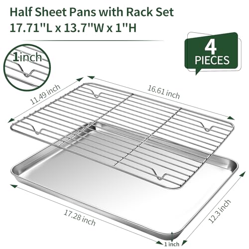 Baking Sheet and Cooling Rack Set