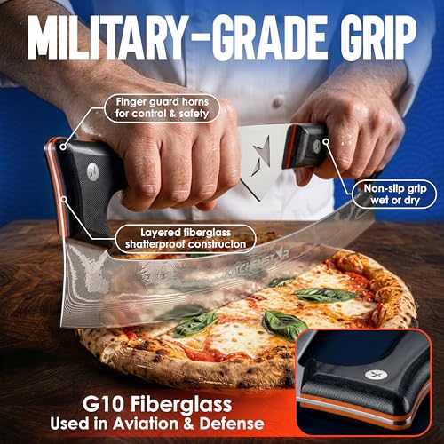 Pizza Cutter Rocker Knife 16