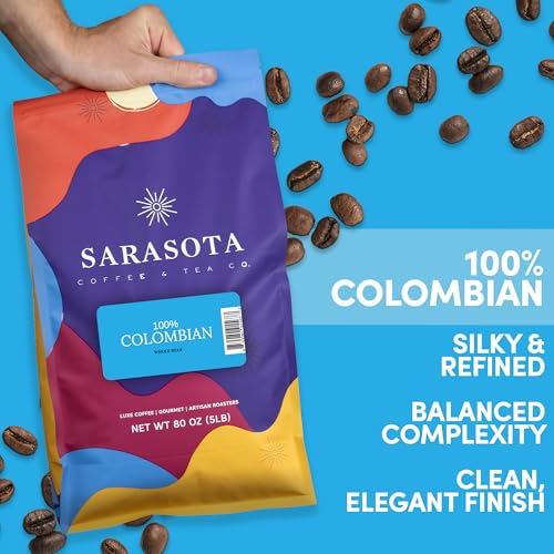 5 lb Whole Bean Coffee (80 Ounce)