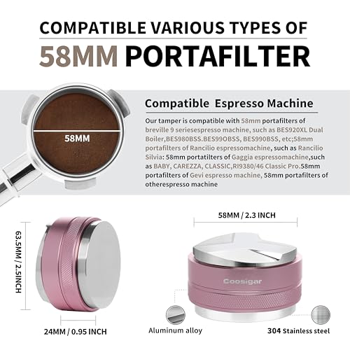 58mm Coffee Distributor and Tamper