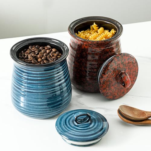 Ceramic Food Storage Jars (3 Count)