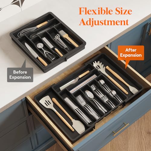 Expandable Silverware Drawer Organizer