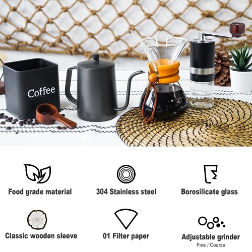 Pour Over Coffee Maker Set Portable Pour Over Set