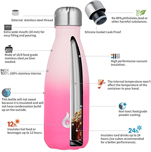 12 oz Small Insulated Water Bottle