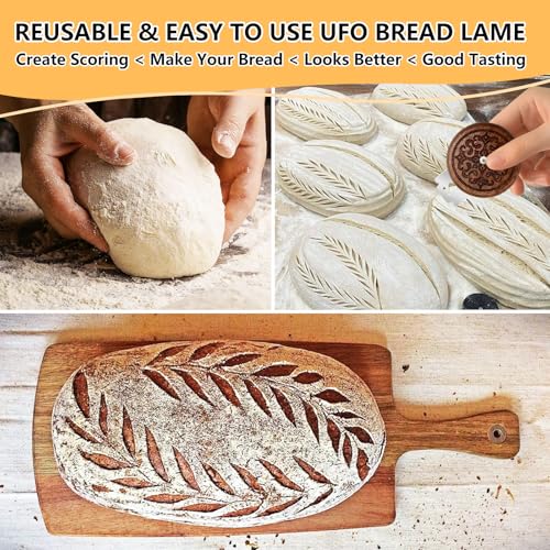 Upgraded 3D Carved UFO Bread Lame for Sourdough