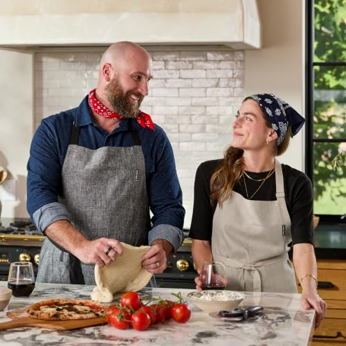 100% Linen Apron Light Natural
