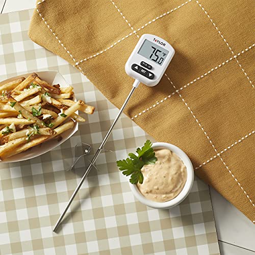 Programmable Digital Candy and Deep Fry Thermometer with Green Light Alert Display