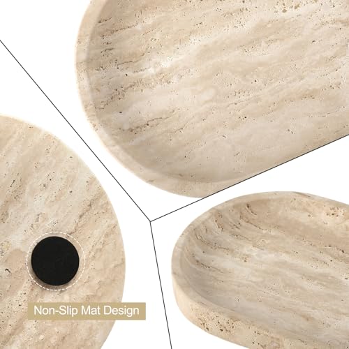 Natural Marble Tray for Bathroom Counter