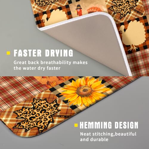 Thanksgiving Dish Drying Mat