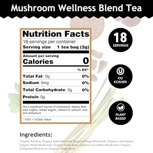 Organic Mushroom Wellness Blend (18 Count)