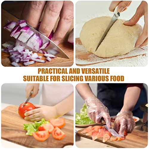 12 Packs Acacia Wooden Cutting Board Set with Handles Large 15 x 7 Inch Kitchen Serving Plain Chopping Board Bulk Gifts for Christmas Vegetables Meat Pizza Cheese Fruit Bread (12 Count)