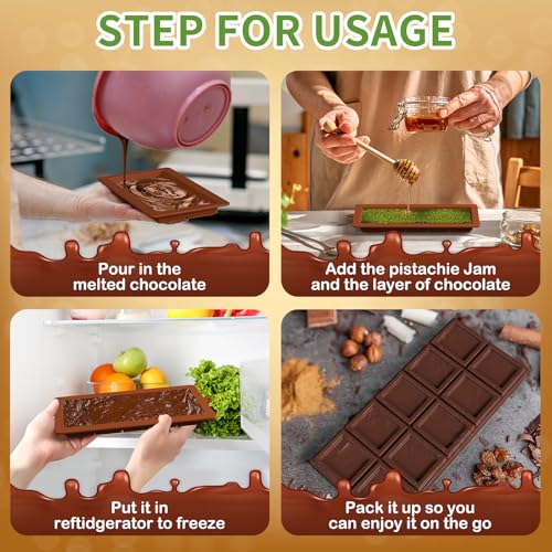 Dubai Chocolate Mold 2 Pack