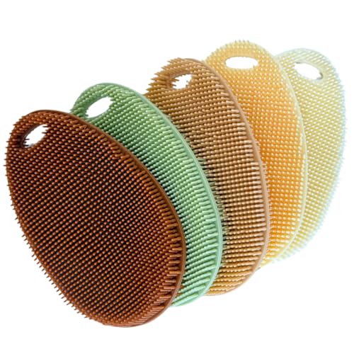 Silicone Dish Scrubber Set of 5 (5 Count)
