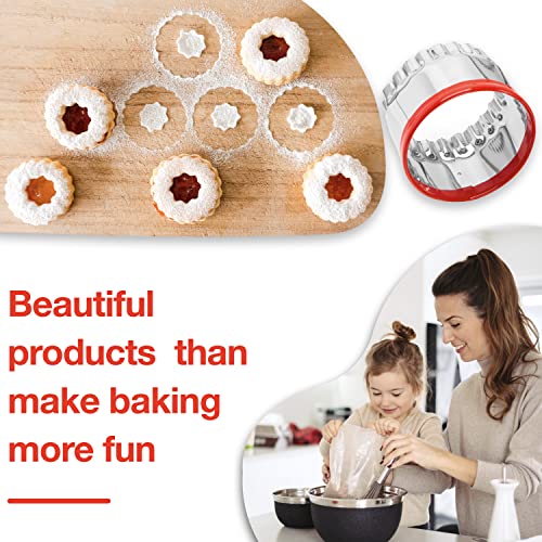 3Pcs Large Biscuit Cutter 3"