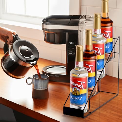 Coffee Syrup Rack for Coffee Bar Accessories