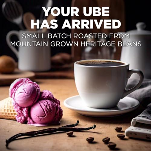 Vanilla Ube Flavored Medium Roast Coffee Pods (18 Count)